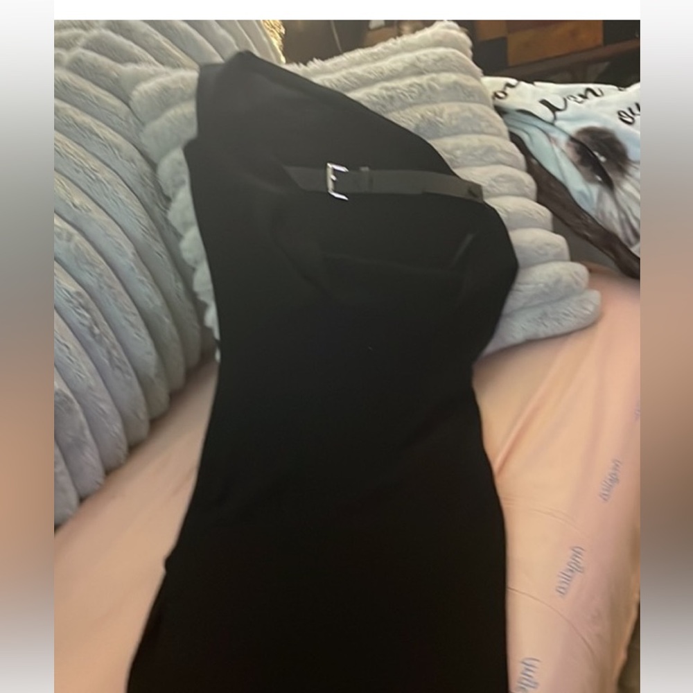 MONSE Long Sweater Low scoop Back leather belt ADDITION PHOTOS $700